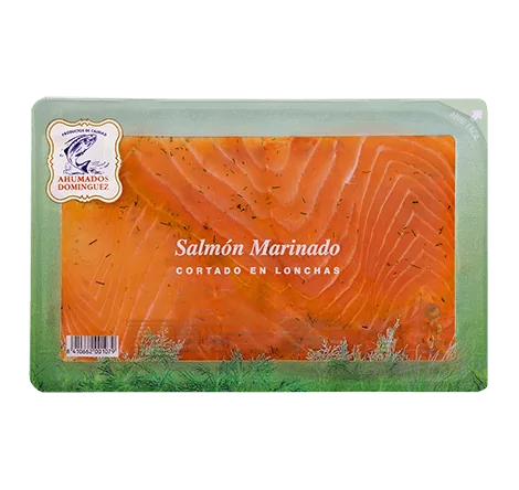 Salmón marinado con eneldo de Ahumados Domínguez