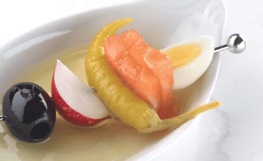 Banderilla salmón Banderilla salmón