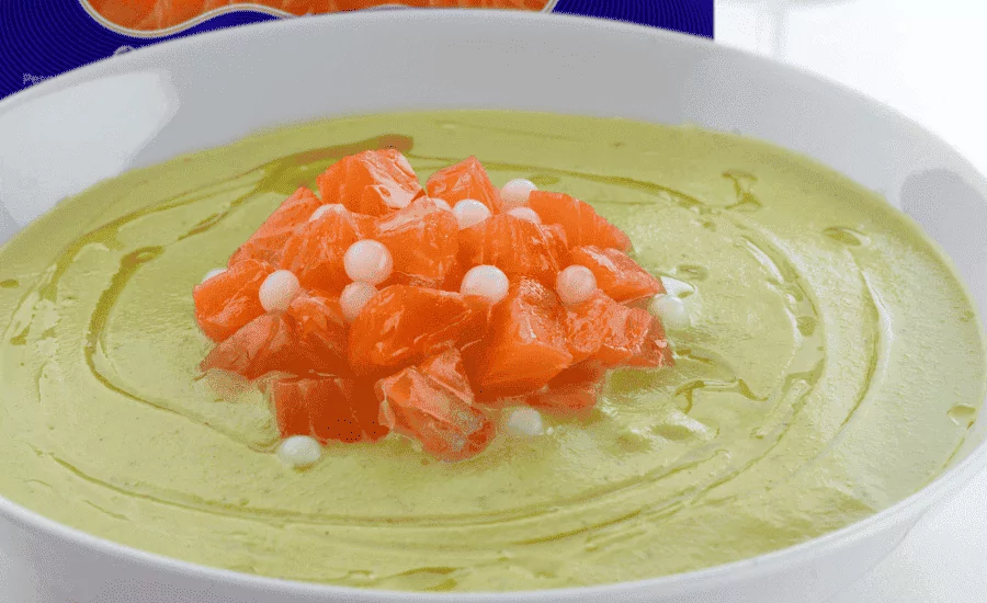 Crema fría de aguacate Crema fría de aguacate